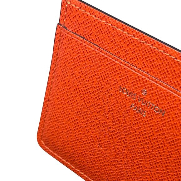 Louis Vuitton Orange Cardholder Wallet - Picture 8 of 9